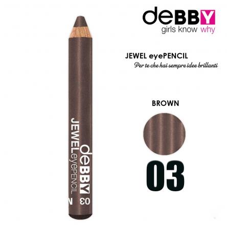 Debby matita occhi jewel 03 brown metal