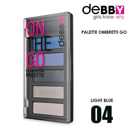 Debby ombretto on the go eyeshadow palette 04 light blue