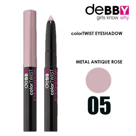 Debby color twist ombretto stick '05 metal antique rose