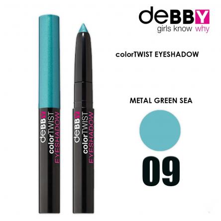 Debby color twist ombretto stick '09 metal green sea