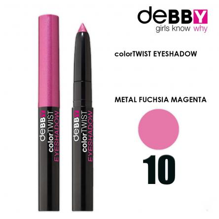 Debby color twist ombretto stick '10 metal fuchsia magenta