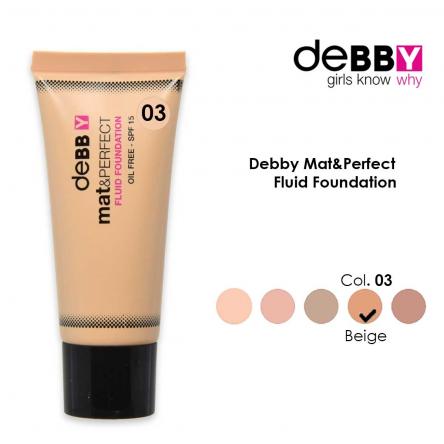 Debby fondotinta mat&perfect 03