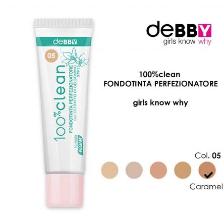 DEBBY FONDOTINTA 100% CLEAN PERFEZIONATORE 05 caramel