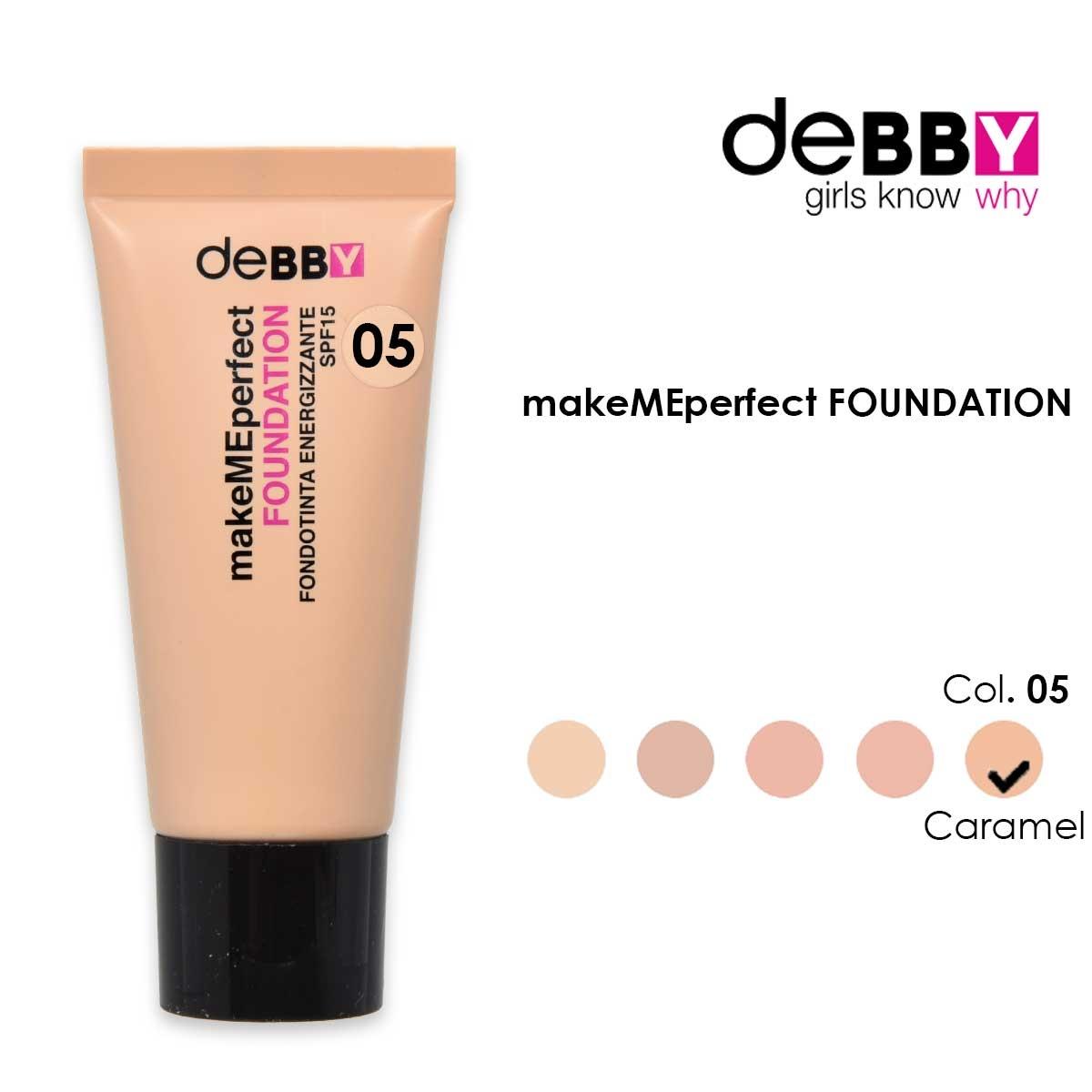 Debby fondotinta make me perfect 05 caramel