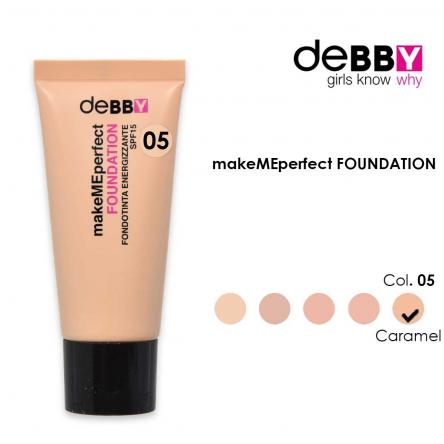 Debby fondotinta make me perfect 05 caramel