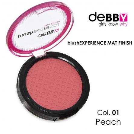 Debby blush experience mat finish 01 peach