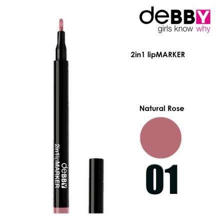 Debby lip marker 2 in 1 col.01
