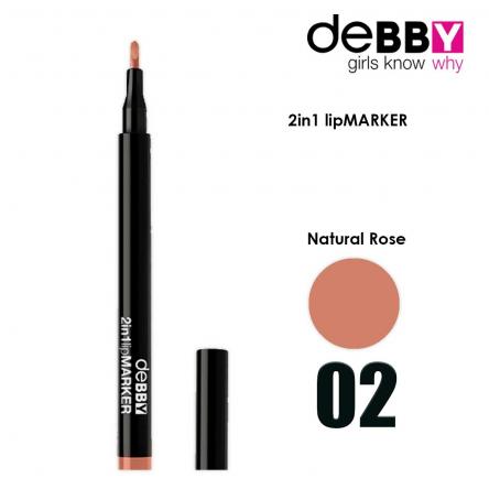 Debby lip marker 2 in 1 col.02