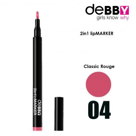 Debby lip marker 2 in 1 col.04
