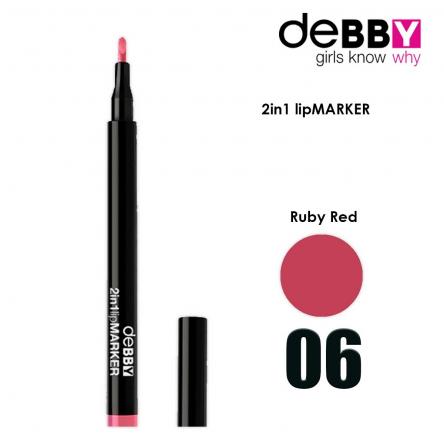 Debby lip marker 2 in 1 col.06