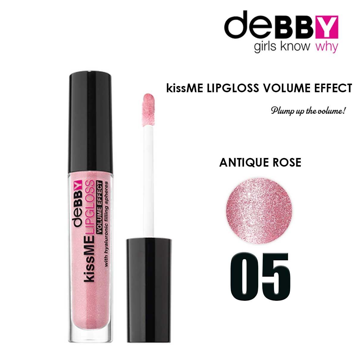 Debby kissme lipgloss volume 05 antique rose