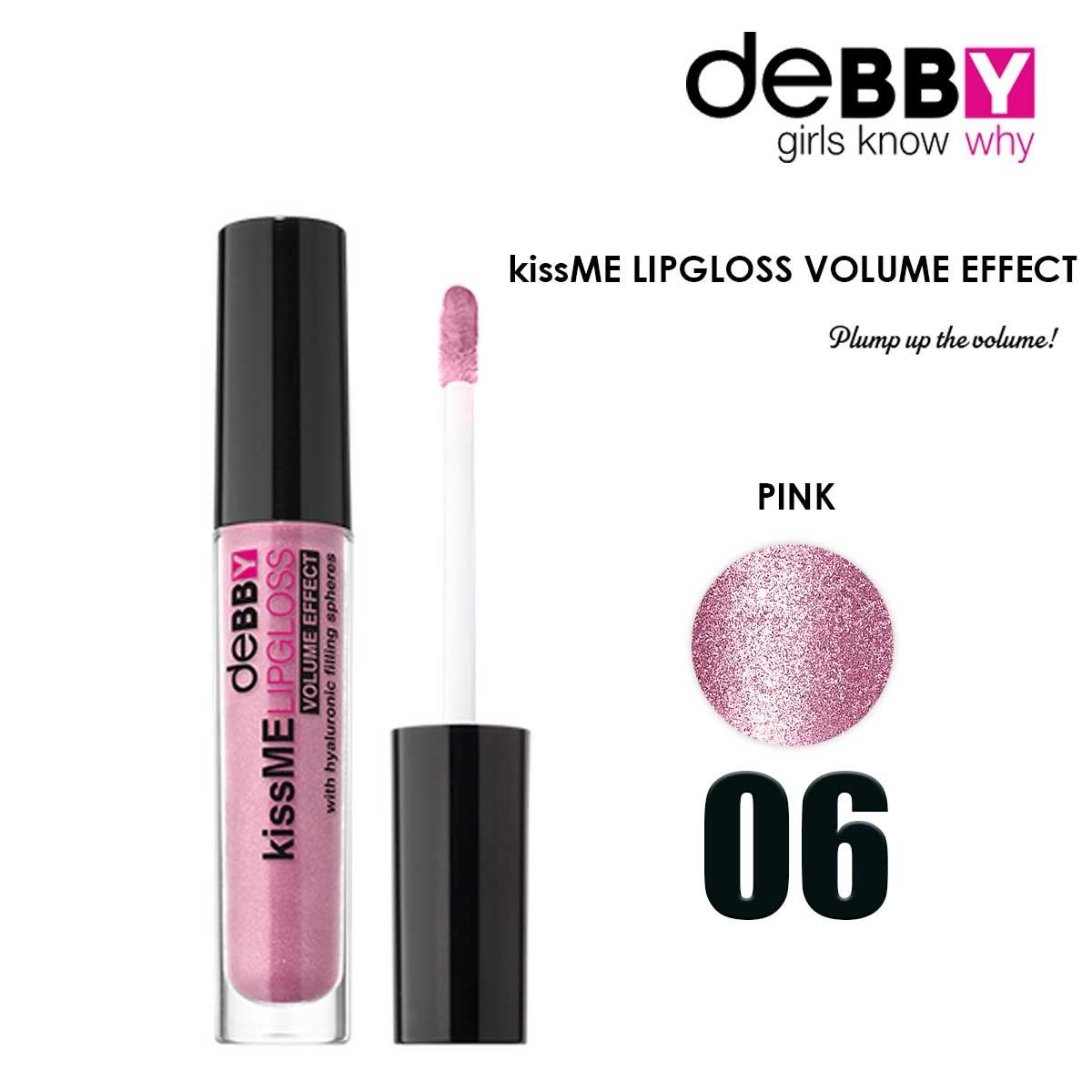 Debby kissme lipgloss volume 06 pink