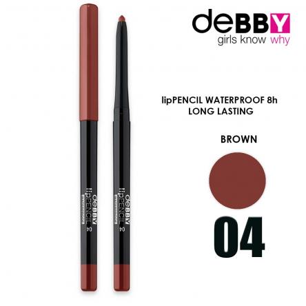 Debby matita labbra waterproof 4 brown