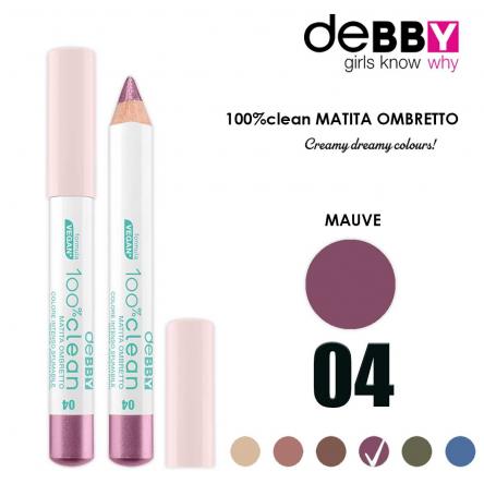 Debby ombretto jumbo 100% clean 04 mauve