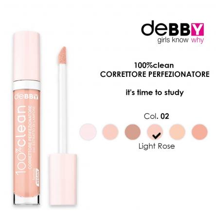 Debby correttore 100%clean 2 light rose