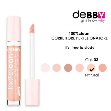 Debby correttore 100%clean 3 natural