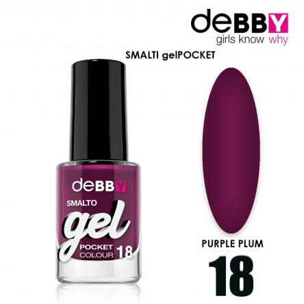 Debby smalto gel pocket 18 purple plum