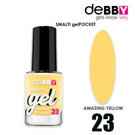 Debby smalto gel pocket 23 amazing yellow