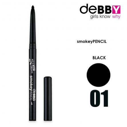 Debby debby matita occhi smokey pencil 01 black