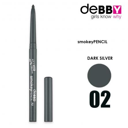Debby debby matita occhi smokey pencil 02 dark silver