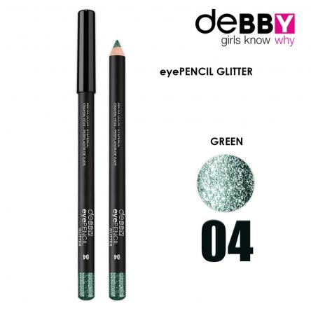 Debby debby matita occhi glitter 4 glitter green