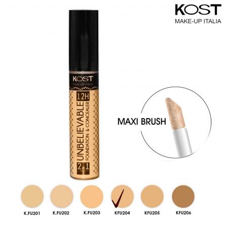 Fondotinta unbelievable 12h kost 204