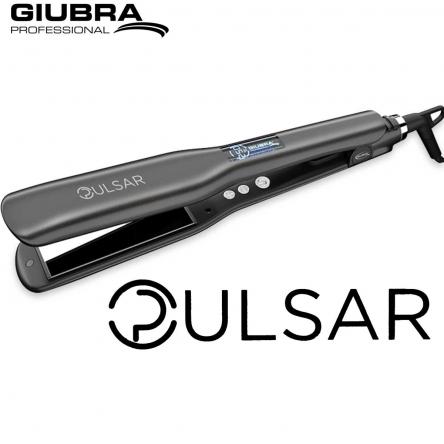 Giubra piastra pulsar in titanio con display col. nero