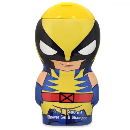 Wolverine 2d shower gel & shampoo 400 ml