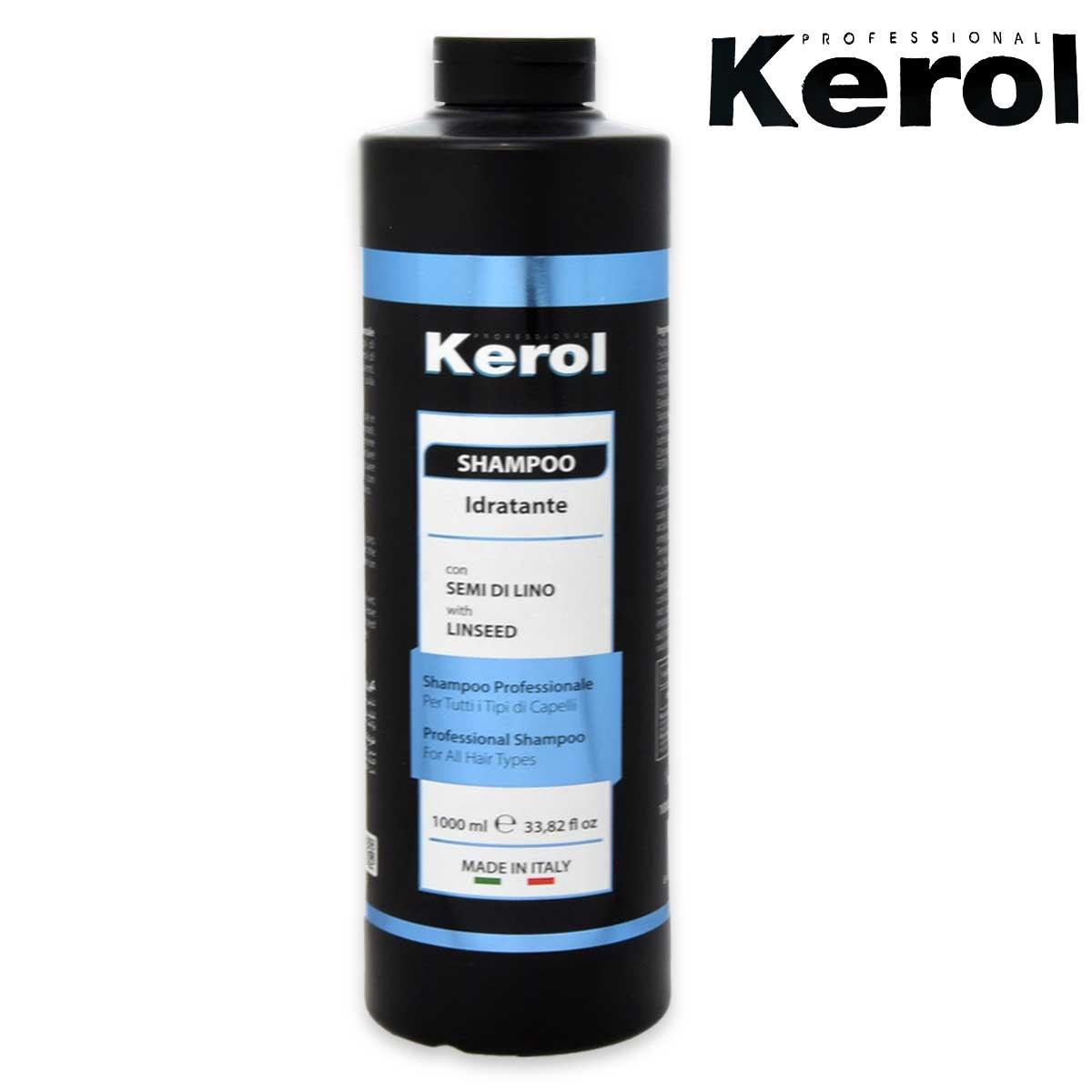 Kerol shampoo 1litro idratante semi di lino