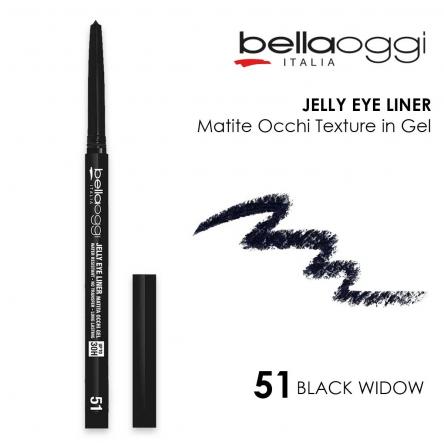 Bella oggi jelly eye liner black widow col.51