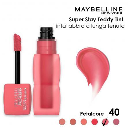 Maybelline teddy tint tinta labbra effetto matte vellutato 40