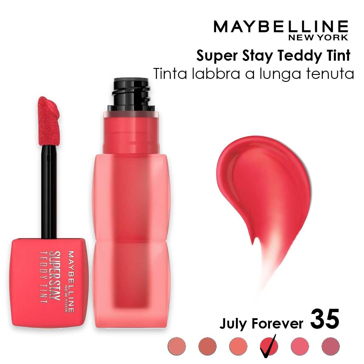 Maybelline teddy tint tinta labbra effetto matte vellutato 35