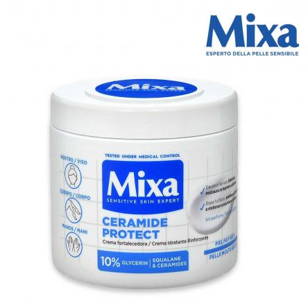 Mixa body ceramide protect crema rinforzante pelle molto secca vaso 400 ml