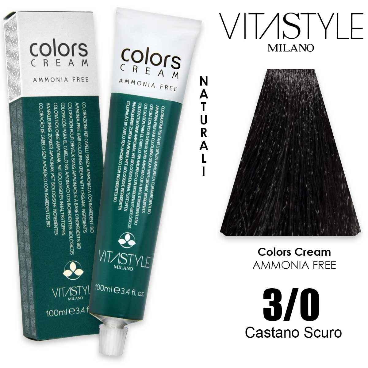 Vitastyle colors cream senza ammoniaca 100 ml 3.0