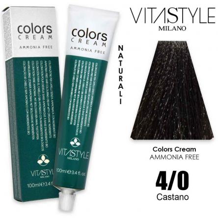 Vitastyle colors cream senza ammoniaca 100 ml 4.0