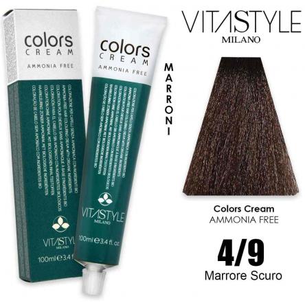Vitastyle colors cream senza ammoniaca 100 ml 4.9