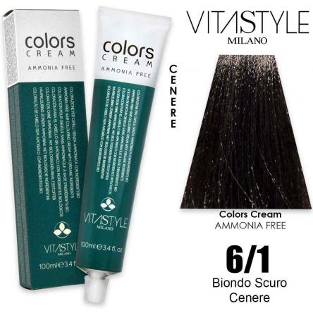 Vitastyle colors cream senza ammoniaca 100 ml 6.1
