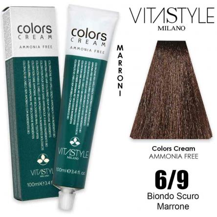 Vitastyle colors cream senza ammoniaca 100 ml 6.9