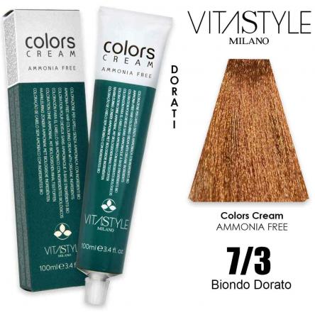 Vitastyle colors cream senza ammoniaca 100 ml 7.3