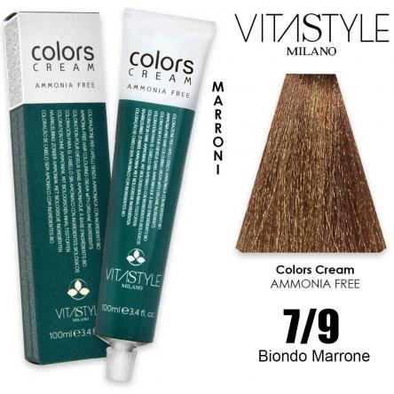 Vitastyle colors cream senza ammoniaca 100 ml 7.9