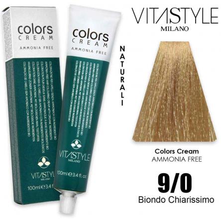Vitastyle colors cream senza ammoniaca 100 ml 9.0