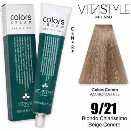Vitastyle colors cream senza ammoniaca 100 ml 9.21