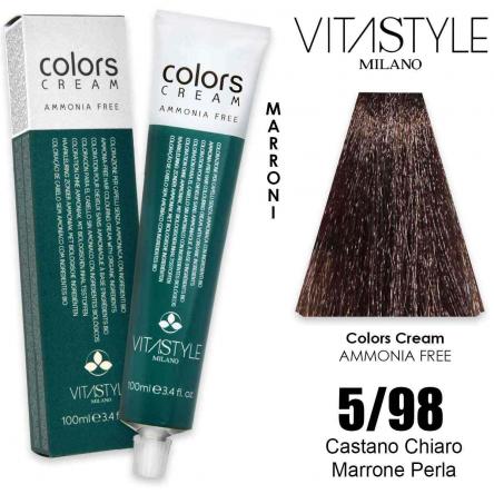 Vitastyle colors cream senza ammoniaca 100 ml 5.98