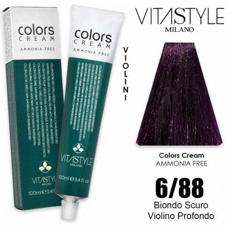 Vitastyle colors cream senza ammoniaca 100 ml 6.88