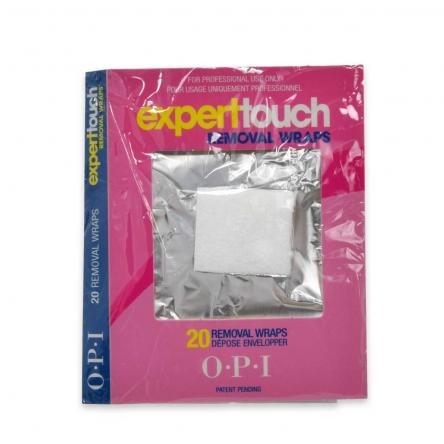 Opi expert touch  removal wraps rotolo 20 pz