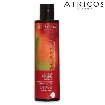 Atricos after sun hair & body glowing shampoo 250 ml