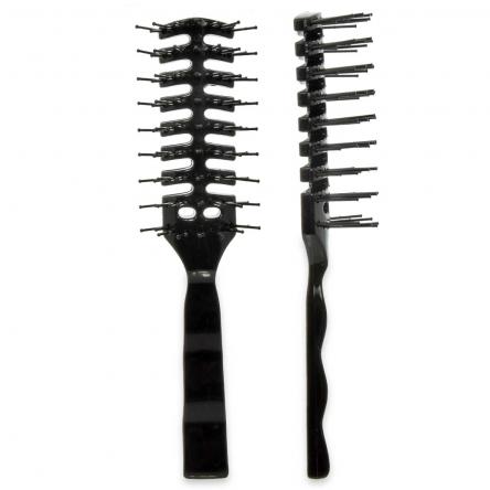 Sibel vented brush croc black l