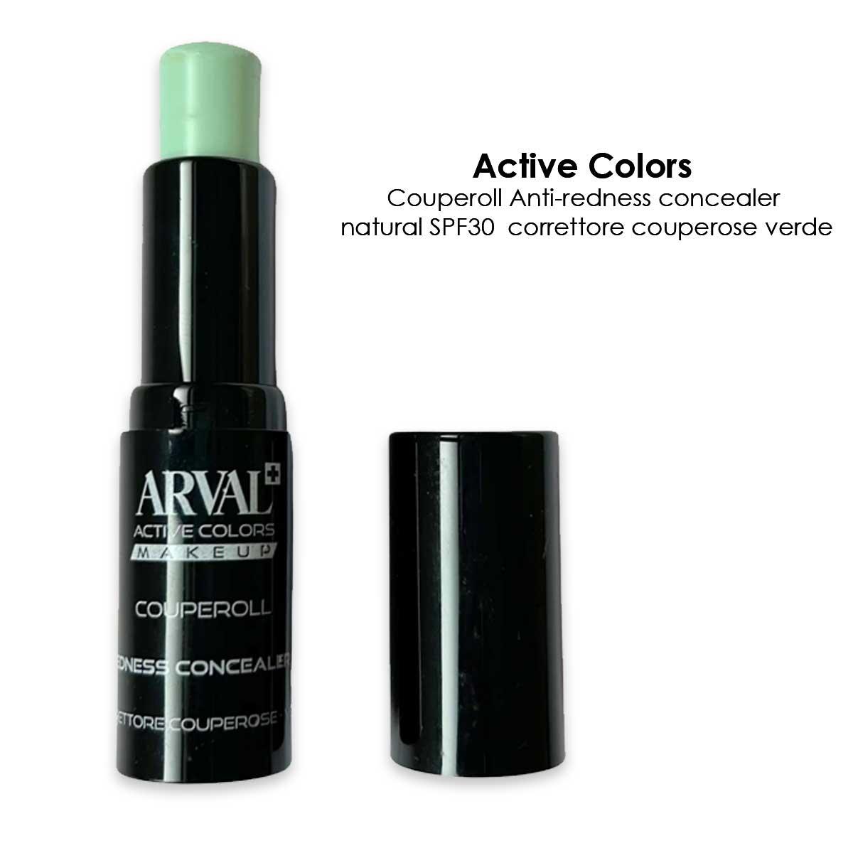 ARVAL COUPEROLL - Anti redness concealer SPF30 - green - verde   correttore couperose verde - stick