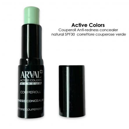 ARVAL COUPEROLL - Anti redness concealer SPF30 - green - verde   correttore couperose verde - stick
