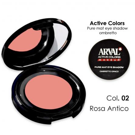 ARVAL Pure mat eye shadow n. 02 - rosa antico      ombretto opaco